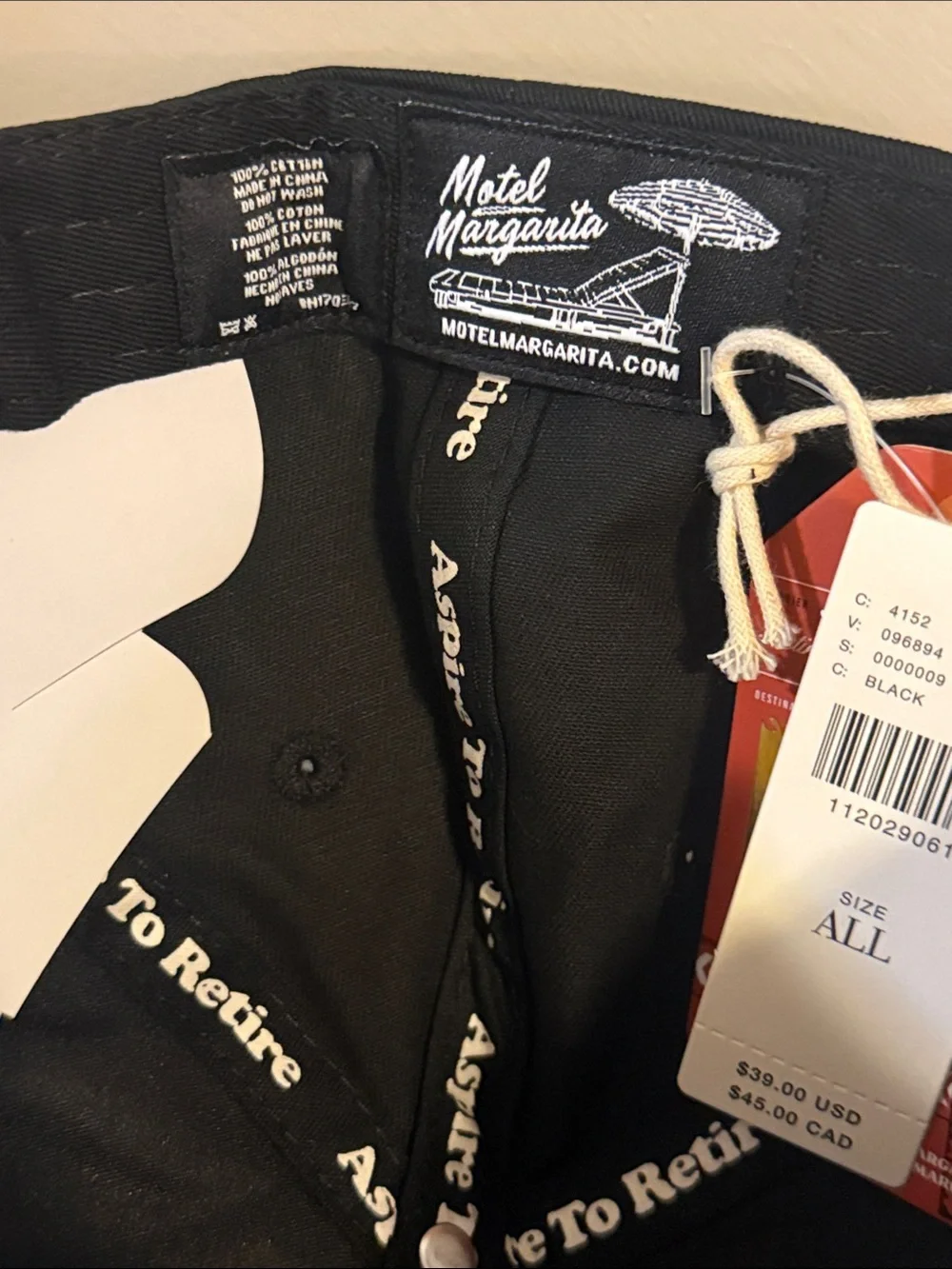 Anthropologie Motel Margarita Buy Me Margs Hat NWT